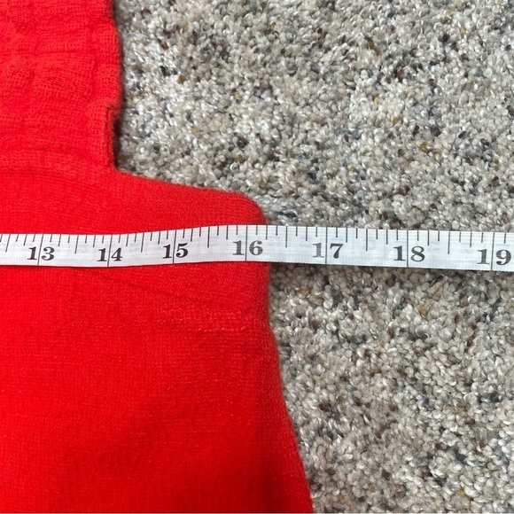 Madewell Tie Front Tank Top in Red Small - Picture 8 of 9